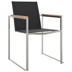Set de Dîner de Jardin vidaXL de 7 Pièces en Teck Massif