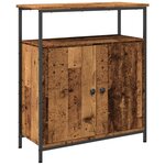 vidaXL Buffet vieux bois 70x30x80 cm bois d'ingénierie