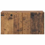 vidaXL Meuble TV mural Bois ancien 59 5 x 31 x 30 cm Bois d'ingénierie