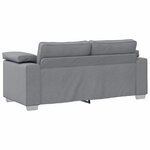 vidaXL Canapé Gris clair 180 x 77 x 82 cm tissu