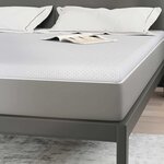 vidaXL Coussins de Matelas Blanc 200 x 200 cm