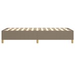 vidaXL Cadre de lit Taupe 90x190 cm Tissu