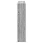 vidaXL Bibliothèque sonoma gris 137 5x29x137 5 cm bois d'ingénierie