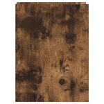 vidaXL Support de Plante Chêne fumé 30 x 30 x 40 cm Bois d'ingénierie