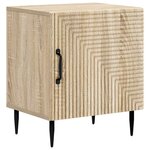 vidaXL Cabinet de chevet 2 Pièces Chêne Sonoma 43 x 34 5 x 50 cm
