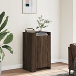 vidaXL Buffet chêne marron 45x35x75 cm bois d'ingénierie