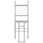 vidaXL Ensemble à dîner pliant 3 Pièces et étagère de rangement MDF acier