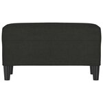 vidaXL Banc Noir 70x35x41 cm Tissu