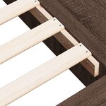 vidaXL Cadre de lit sans matelas chêne marron 90x190 cm