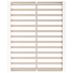 vidaXL Cadre de lit sans matelas blanc 160x200 cm bois massif