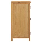 vidaXL Garde-robe 76x52x105 cm Bois de chêne massif