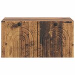 vidaXL Meuble TV mural Bois ancien 59 5 x 41 x 30 cm Bois d'ingénierie