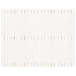 vidaXL Tête de lit murale Blanc 140x3x110 cm Bois massif de pin