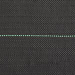 vidaXL Membrane anti-mauvaises herbes noir 2x10 m PP