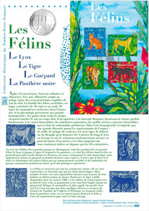 Document philatélique - Les Félins