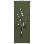 vidaXL Portant de bois chauffage vert olive 40x30x80 cm
