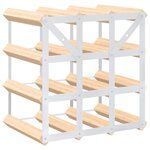 vidaXL Casier à bouteilles 12 bouteilles Pinède solide