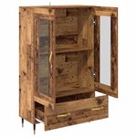vidaXL Haut Armoire Bois Ancien 69 5 x 31 x 115 cm Bois d'ingénierie