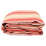 vidaXL Toile de rechange pour store banne jaune et orange 10 x 1.6 m