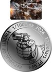 Pièce de monnaie en Platine 12 Dollars g 0.031 (1/1000 oz) Millésime 2026 REVOLVER 1/1000 (PRÉCOMMANDE)
