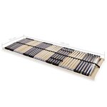 vidaXL Sommiers à lattes sans matelas 2 Pièces avec 42 lattes 70x200 cm