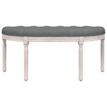 Banc banquette 110 5 x 45 x 49 cm tissu gris foncé 02_0010665