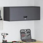 vidaXL Armoire murale pour garage Noir 90 x 33 x 35 cm