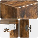 vidaXL Ensemble de Meubles 2 Pièces Chêne fumé Bois d'ingénierie