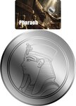 Pièce de monnaie en Platine 25 Dollars g 0.062 (1/500 oz) Millésime 2026 PHARAOH 1/500 (PRÉCOMMANDE)