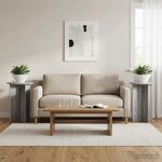 vidaXL Support de Plante 2 Pièces Sonoma gris Ø40 x 60 cm