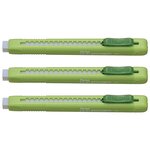 Stylo gomme CLIC ERASER  Corps Vert Clair x 3 PENTEL