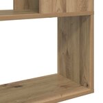 vidaXL Centre de divertissement Marron 80 x 24 x 124 cm