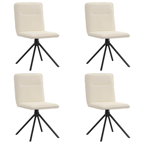 vidaXL Chaises à manger lot de 4 Lin