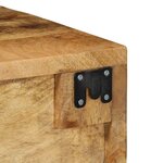 vidaXL Meubles TV muraux 2 Pièces bois de manguier massif brut