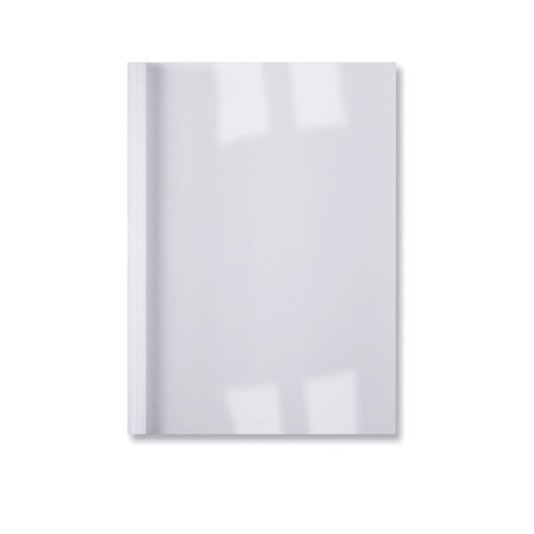 Lot de 100 LinenWeave Plats de couverture thermique 3 mm blanc GBC