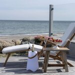 2 Chaises longues en teck ARRECIFE