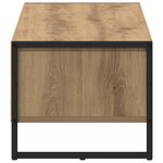 vidaXL Meuble TV Chêne artisan 100 x 36 5 x 30 5 cm Bois d'ingénierie
