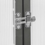 vidaXL Serre avec cadre de base anthracite 169x169x195 cm aluminium