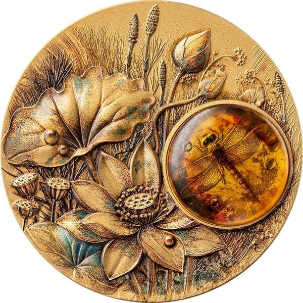 Monnaie DRAGONFLY Amber Mirage 2 Oz Argent 2$ Samoa 2026