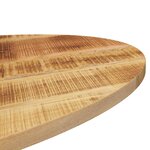vidaXL Dessus de table 100x50x2 5 cm ovale bois massif de manguier