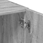 vidaXL Armoire de rangement mince sonoma gris 50x42 5x225 cm