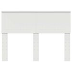 vidaXL Tête de lit Blanc 120 cm Bois d'ingénierie