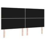 vidaXL Tête de lit en velours gris clair avec boutons en cristal de 200 cm