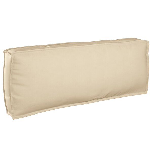 vidaXL Coussin de palette pour dos beige 120x40x12 cm en tissu Oxford
