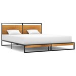 vidaXL Cadre de lit sans matelas métal 140x200 cm