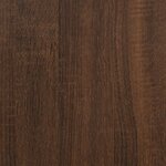 vidaXL Étagères murales cubiques 2 Pièces Chêne marron 80x15x26 5 cm
