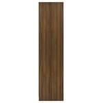 vidaXL Armoire avec tiroirs Chêne marron 50x50x200cm Bois d'ingénierie