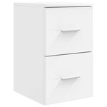 vidaXL Meuble de Salle de Bain In-between Blanc 30 x 41 x 50 cm