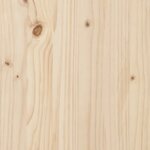 vidaXL Tête de lit murale 140x3x110 cm Bois massif de pin