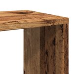 vidaXL Bibliothèque vieux bois 60x24x63 cm bois d'ingénierie